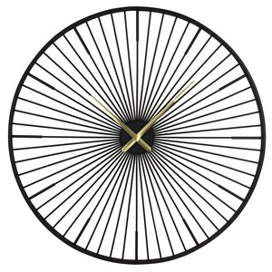 Schilliger Sélection  Horloge Métal noir  100x3x100cm