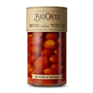 BioOrto BIO-ORTO Tomates pelées Bio entières au naturel  550g