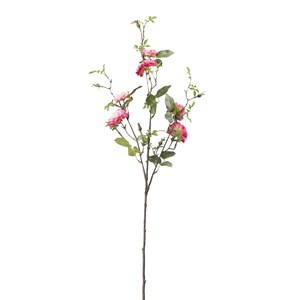 Schilliger Sélection  Rose sauvage en branche artificielle  90cm