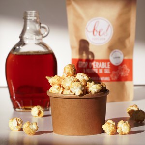 Be! Popcorn  Popcorn au sirop d'érable bio & pointe de sel  60gr