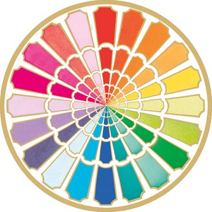 Caspari  Paper placemat 12in-Color whUS  