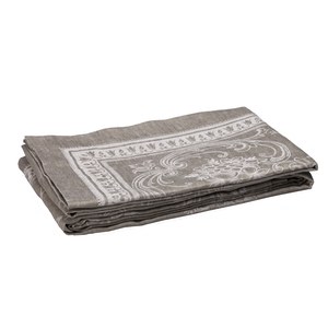  FRENCH MELODY Nappe Jacquard French Melody 170x310cm Gris taupe 170x310cm