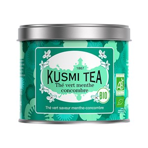 Kusmi Tea THE BIO Thé vert Menthe-Concombre Bio - boite métal 100gr  100gr