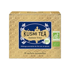 Kusmi Tea THE BIO Kashmir Tchaï Bio -Etui 20 sachets mousseline  40gr