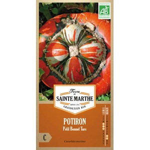 Ferme de Sainte Marthe  Potiron Petit Bonnet Turc  Environ 15 Graines
