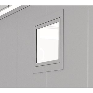 Biohort  Fenêtre CN butoir droit.gris métallisé Gris argent 83 x 65 cm