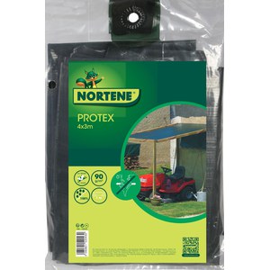 Nortene  PROTEX Bâche de protection co-extrudée en LDPE 90g/m² Vert  4x3m