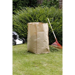   PAPER BAG(5) Sac déchets verts en papier naturel  45x45x82m