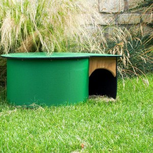 Wildlife World Maison Igloo Pour Hérisson En Osier - Abri Naturel Et Sécurisé Pour Jardin
