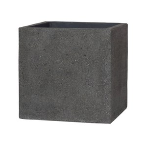Potterypots Cement and Stone Block M Gris ardoise 40x40x40cm 61.6L