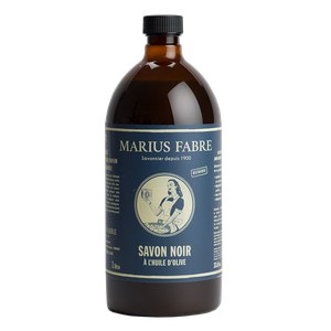 Marius Fabre  Savon noir liquide à l’huile d’olive recharge de 1l  1L