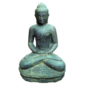 Schilliger Sélection Buddha Statues Bouddha indien en méditation M  67x65x153cm