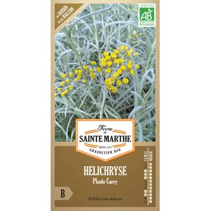 Ferme de Sainte Marthe  Helichryse Plante Curry  Environ 250 Graines