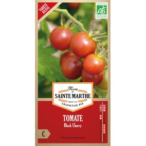 Ferme de Sainte Marthe  Tomate Black Cherry  Environ 50 Graines