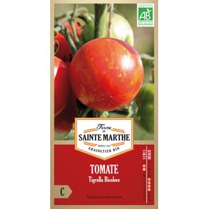 Ferme de Sainte Marthe  Tomate Tigrella Bicolore  Environ 50 Graines