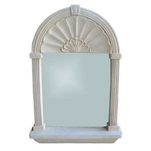  Miroir de Jardin Tuscana Gris 83.5x16.5x122cm