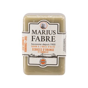 Marius Fabre  Savonnette 150 g Ecorces d'orange et cannelle à l'huile d'olive 1900  