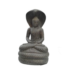 Schilliger Sélection  Bouddha protégé par cobra  46x37x76cm