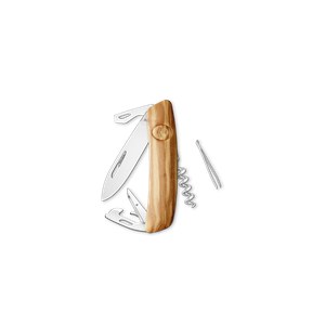 Swiza  Couteau Suisse SWIZA D03, bois olivier  Lame 75mm