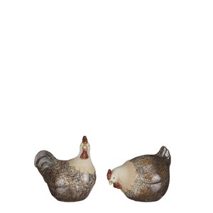   Coq ou poule  10.5x7x11cm