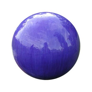 Schilliger Sélection  Boule Décorative blue 22 Bleu azur d22cm h21cm