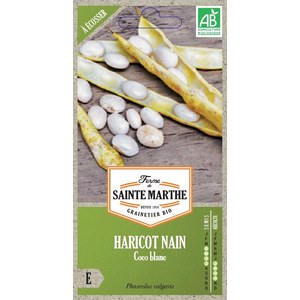 Ferme de Sainte Marthe  Haricot Nain Coco Blanc Précoce à Ecosser  