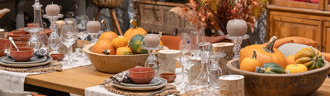 Shop the look - Table d'automne