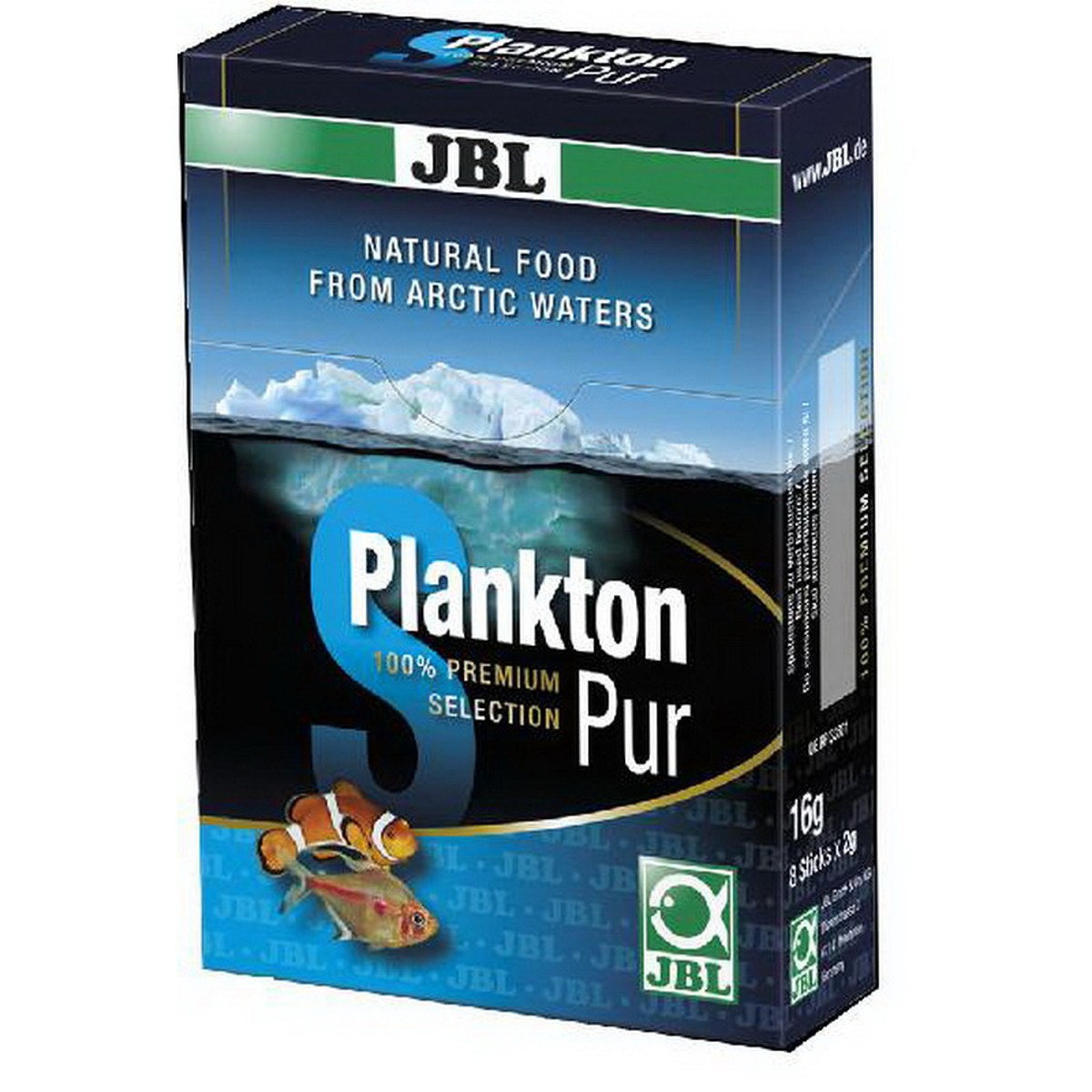   JBL Plankton pur S 8x5 grammes (40 grs)  40 gr (8x5gr)