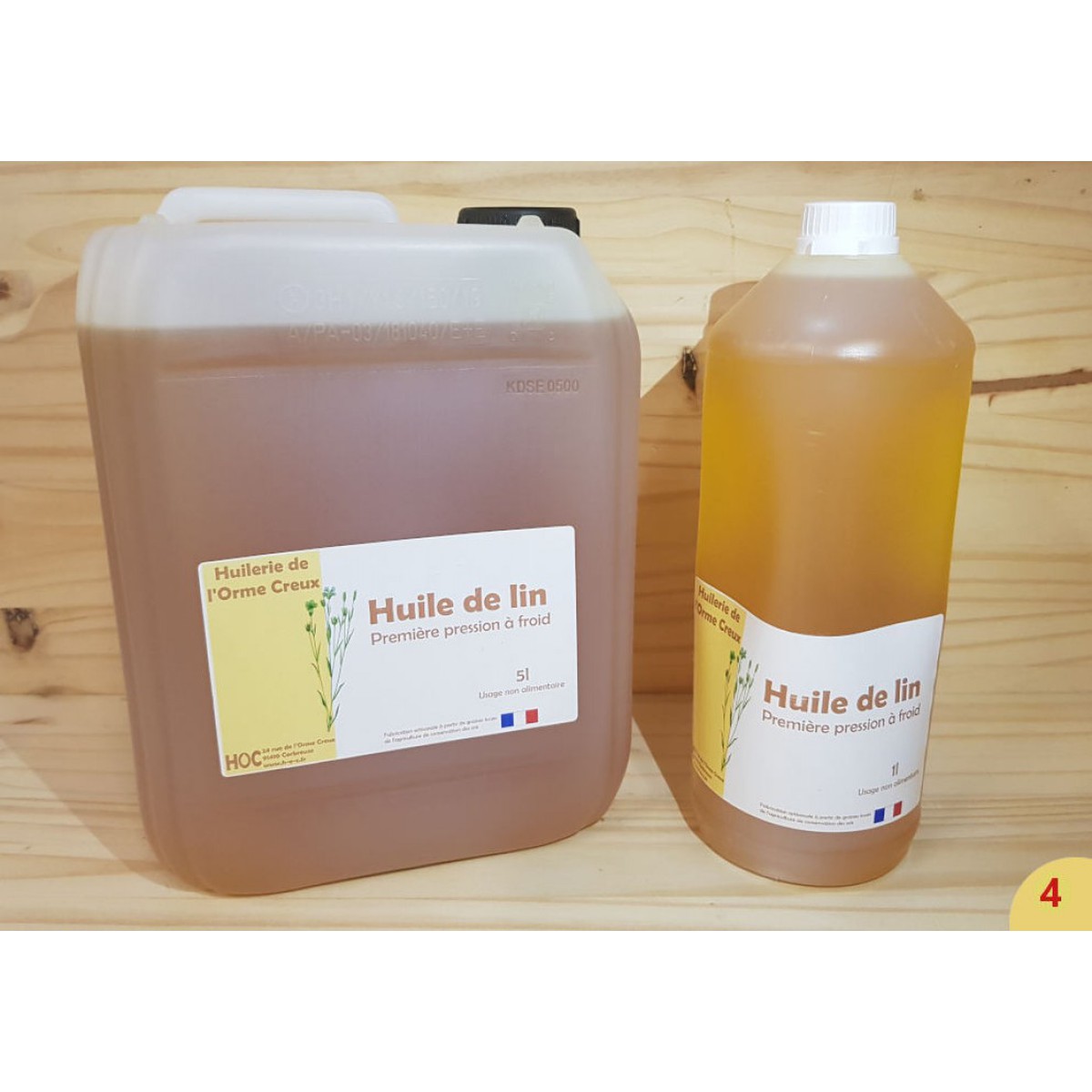 Peinture Et Lazure Huile De Lin 5L 5L Schilliger
