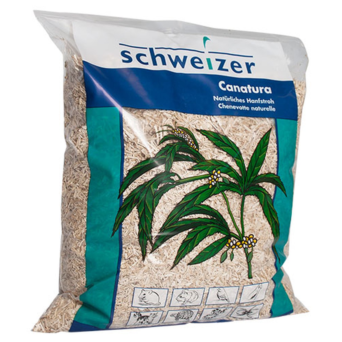 Litières, Chenevotte Canatura 3 kg CAN 3 kg | Schilliger