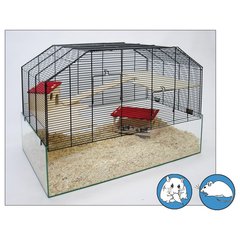   Bac en verre rongeur Figo 80  73X42X49cm