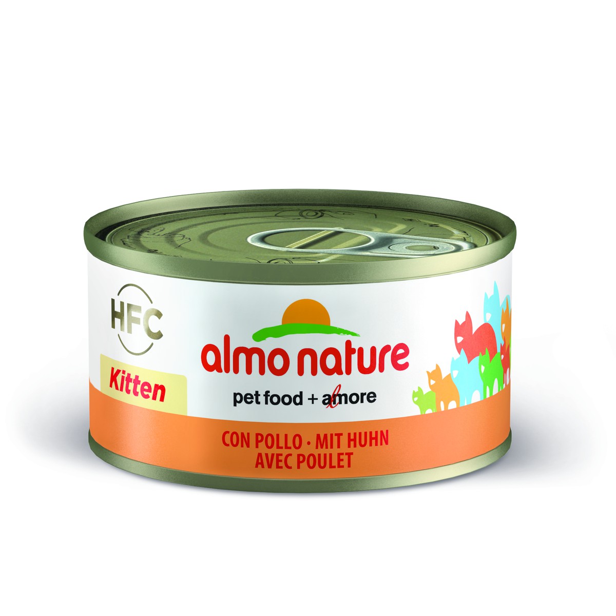 Almo nature  Almo nature  HFC CAT Natural KITTEN Poulet 70g  70 g