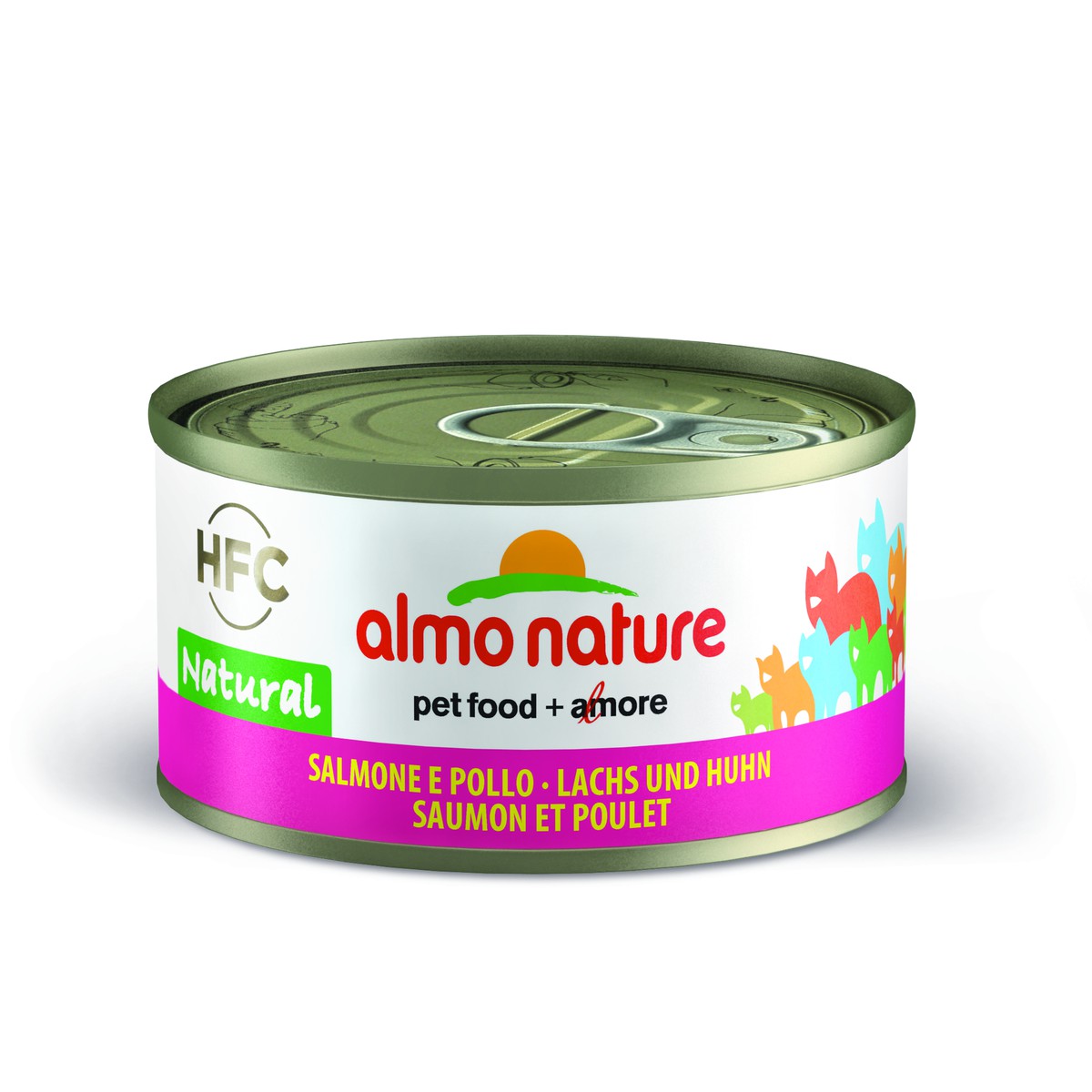 Almo nature  Almo nature  HFC CAT Jelly saumon et poulet 70 g  70 g
