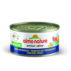 Almo nature  Almo nature  HFC CAT Natural Thon Coques 70g  70 g