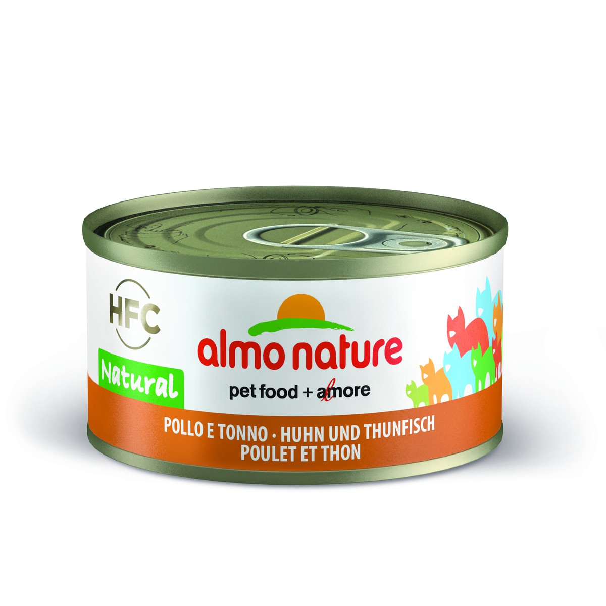 Almo nature  Almo nature  HFC CAT Natural Poulet et Thon 70g  70 g