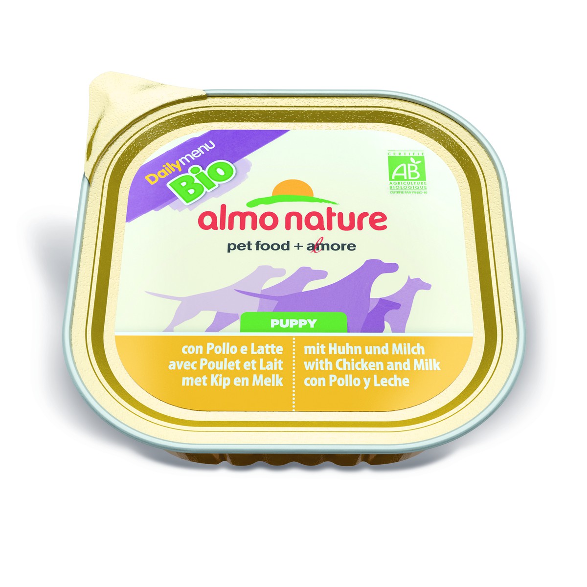 Almo nature  Almo nature PFC Dog Daily menu Bio PUPPY Poulet 300g  300 g