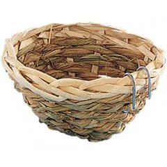   Nid pour oiseaux sauvages H 6cm. Ø 11cm  H6cm.Ø11cm