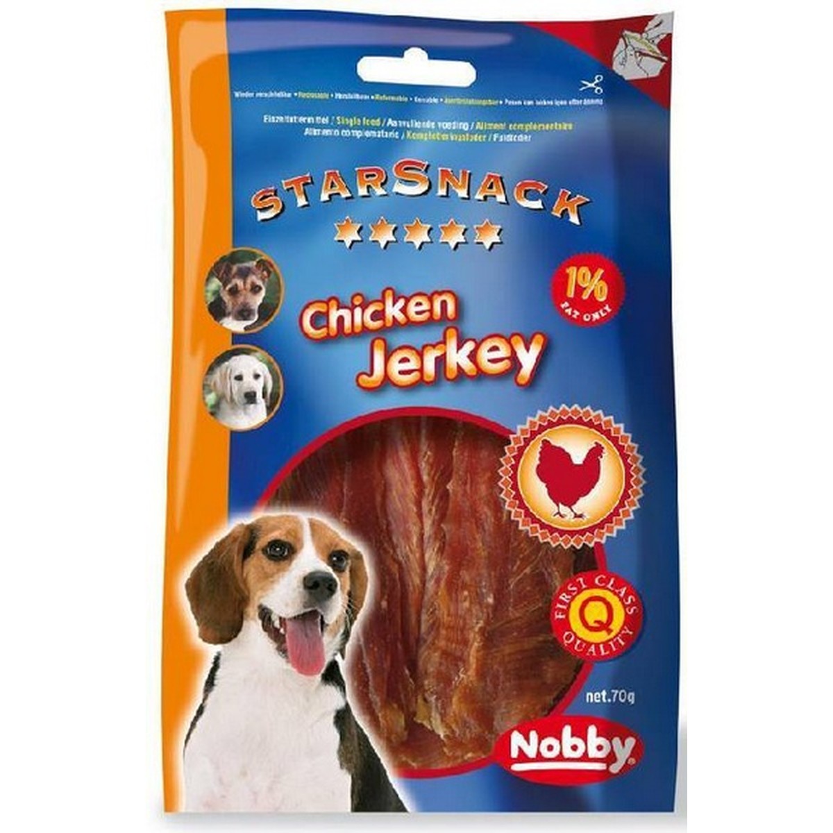   StarSnack Chicken Treats Jerkey. 113 g  113g