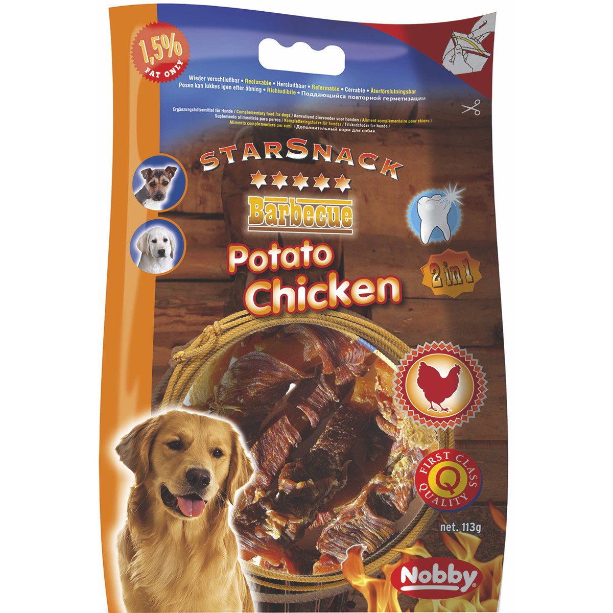 Nobby  Starsnack Barbecue Pomme terre douce 140 g  139g