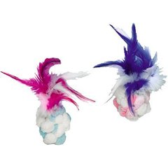   Balle-pompom avec Catnip. 15 cm  15cm