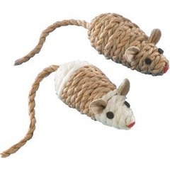   Souris Sisal Catnip? hochet 8 cm.2p  8cm