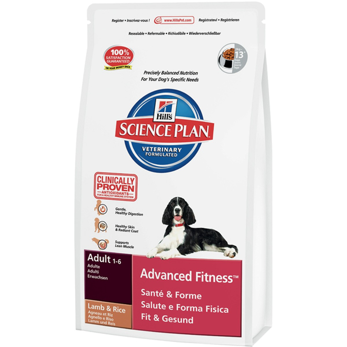   Canine adult à l'agneau et riz 7.5 kg  7,5 kg