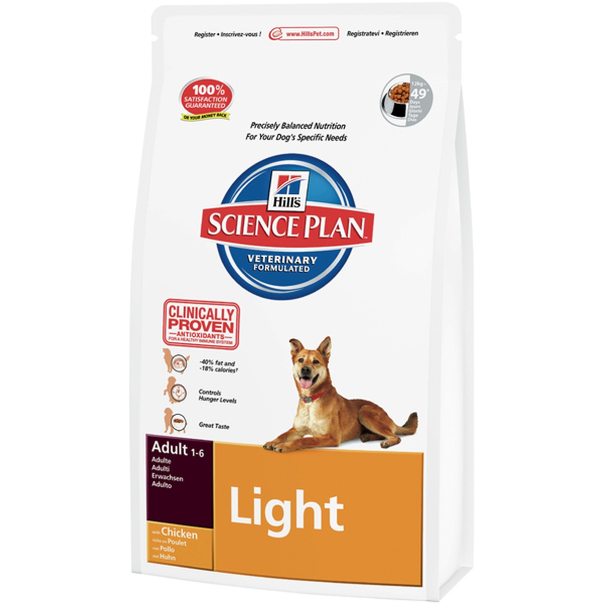 Science Plan  Light Adult Poulet 12kg  12kg