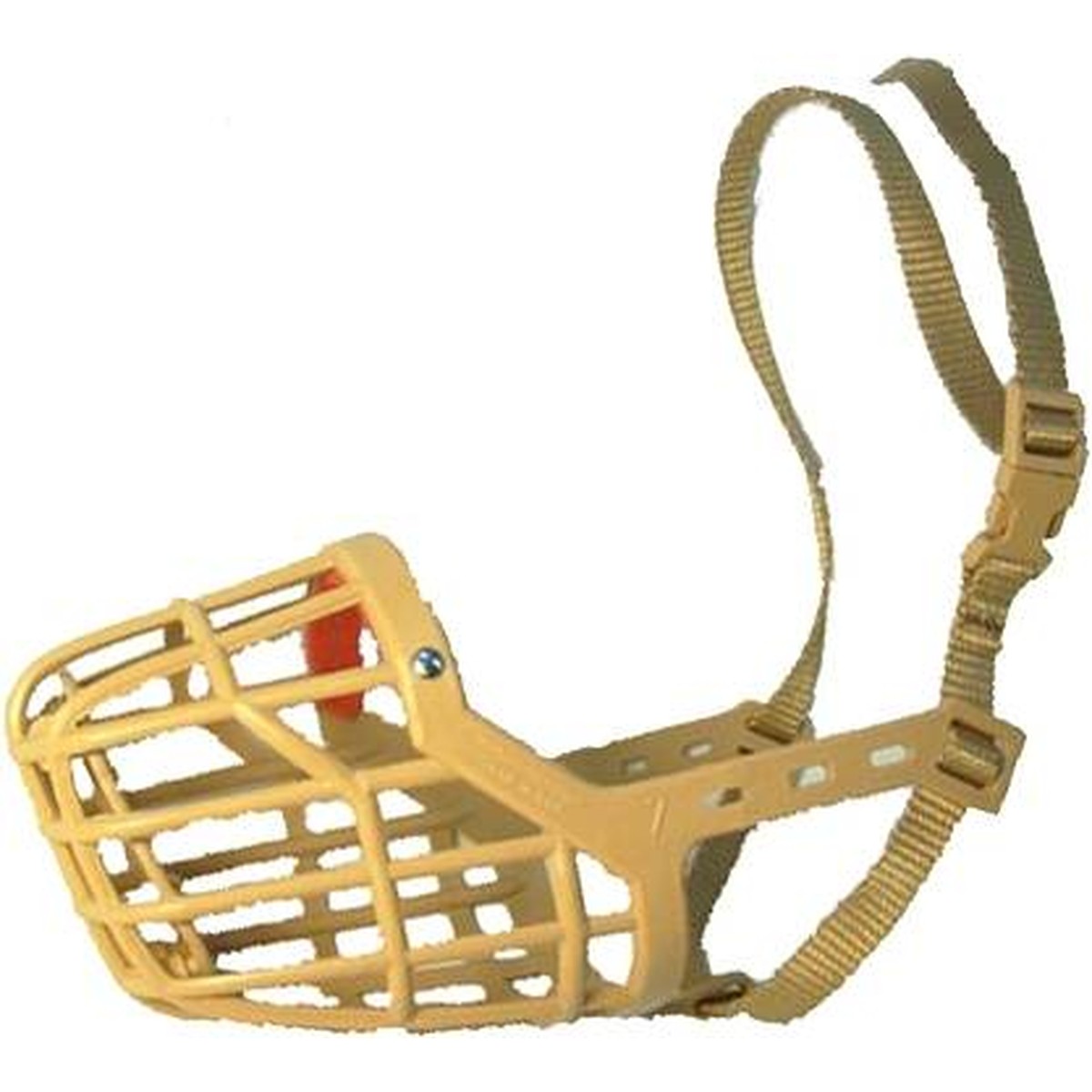   Muselière plastique. clip plastique T06 Beige T06