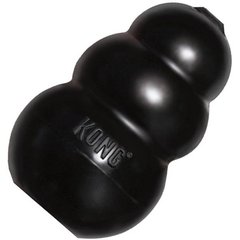   Kong Extreme. noir. Ø7cm H 10.5 cm Noir Ø7cm H 10.5 cm