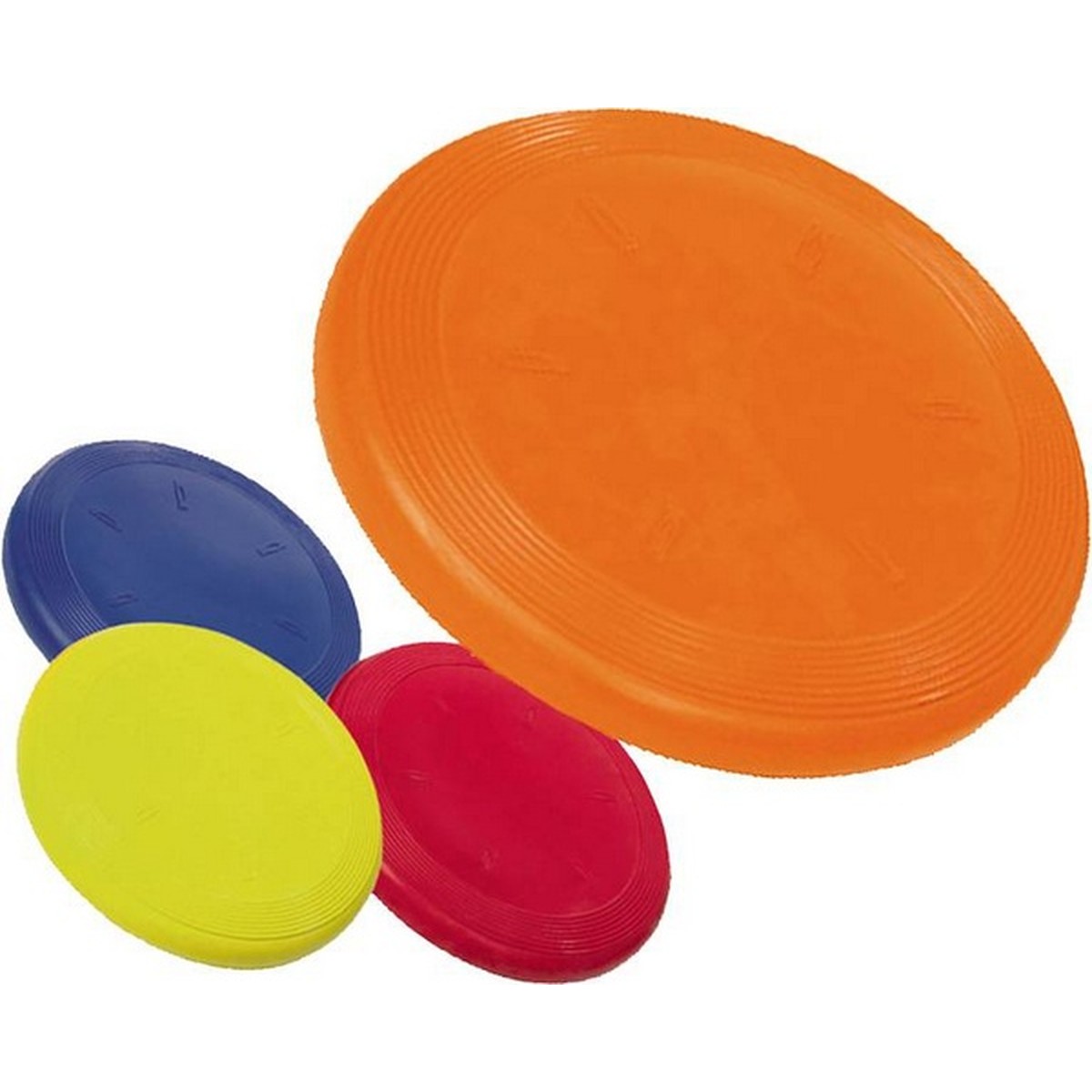   Frisbee en caoutchouc. Ø 19 cm. col. ass  Ø 19 cm