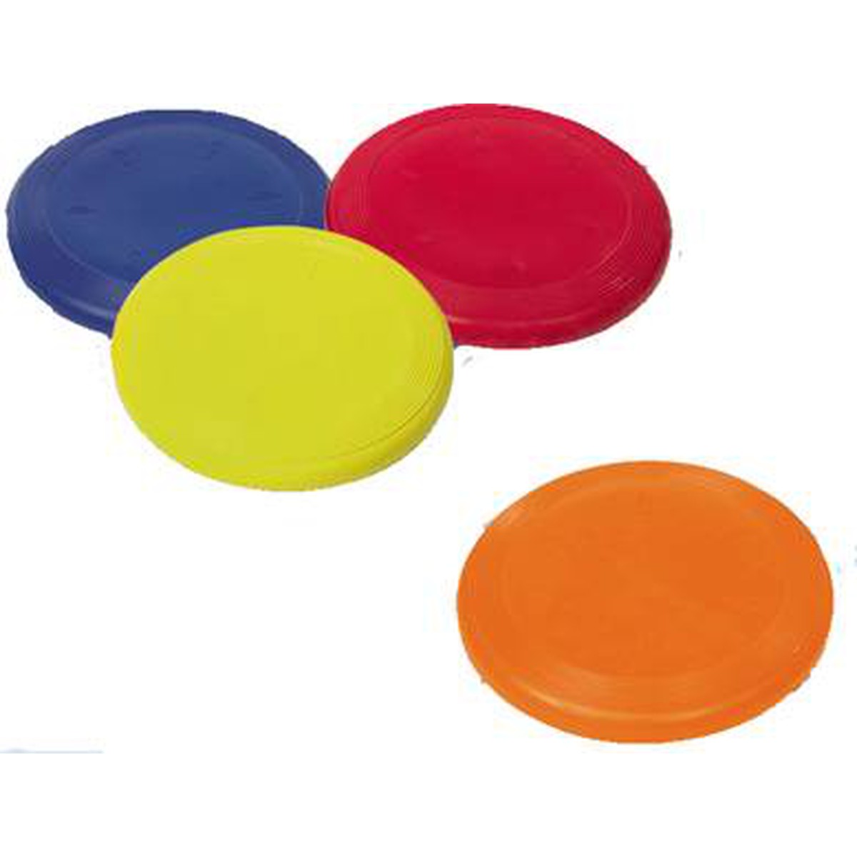  Frisbee en caoutchouc. Ø 19 cm. col. ass  Ø 19 cm