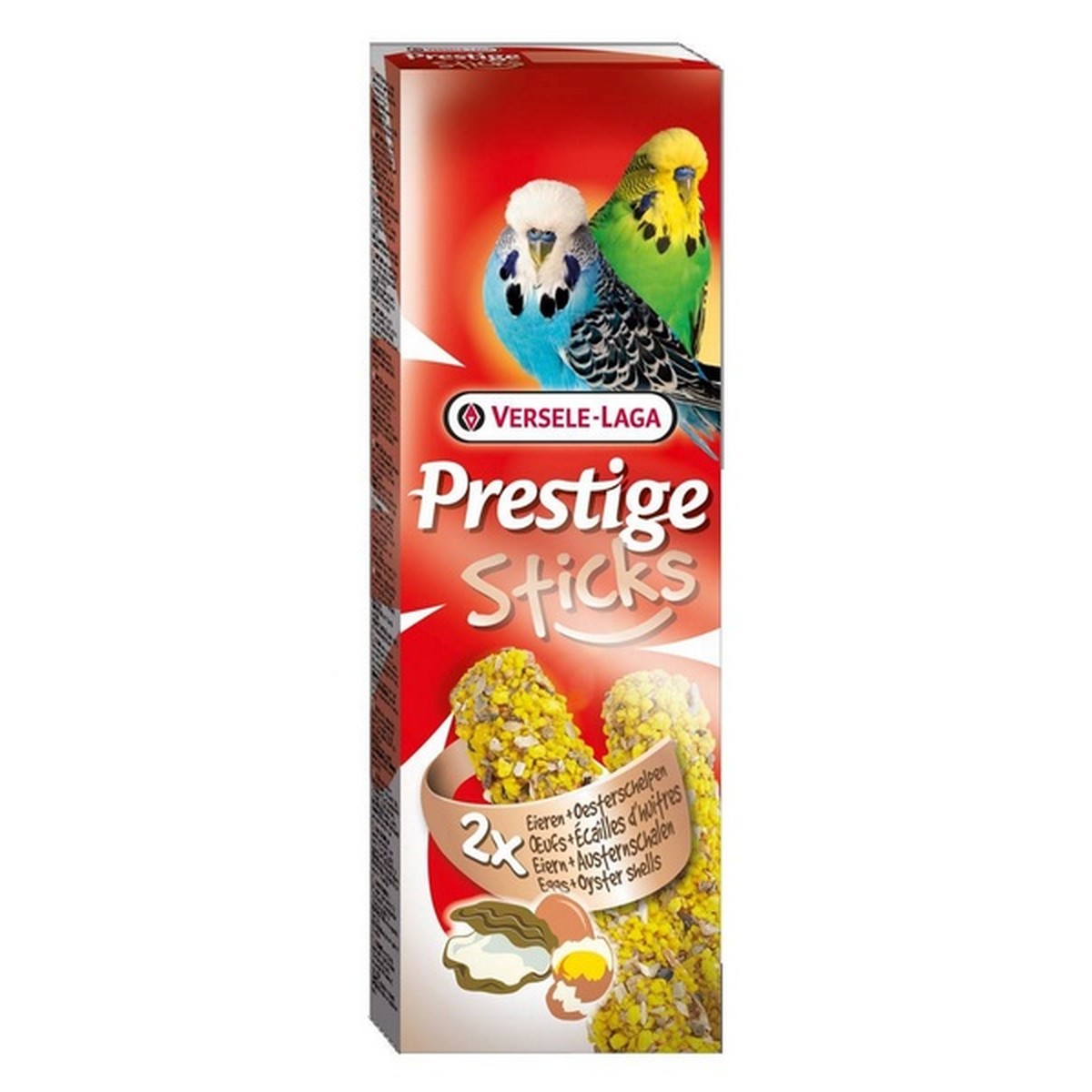   Prestige Sticks Perruches Oeufs&Ecailles huîtres  60g