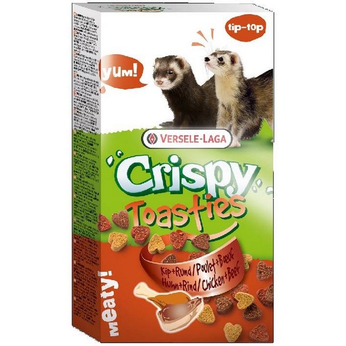   Toasties Chicken & Beef. friandises150 g  150g