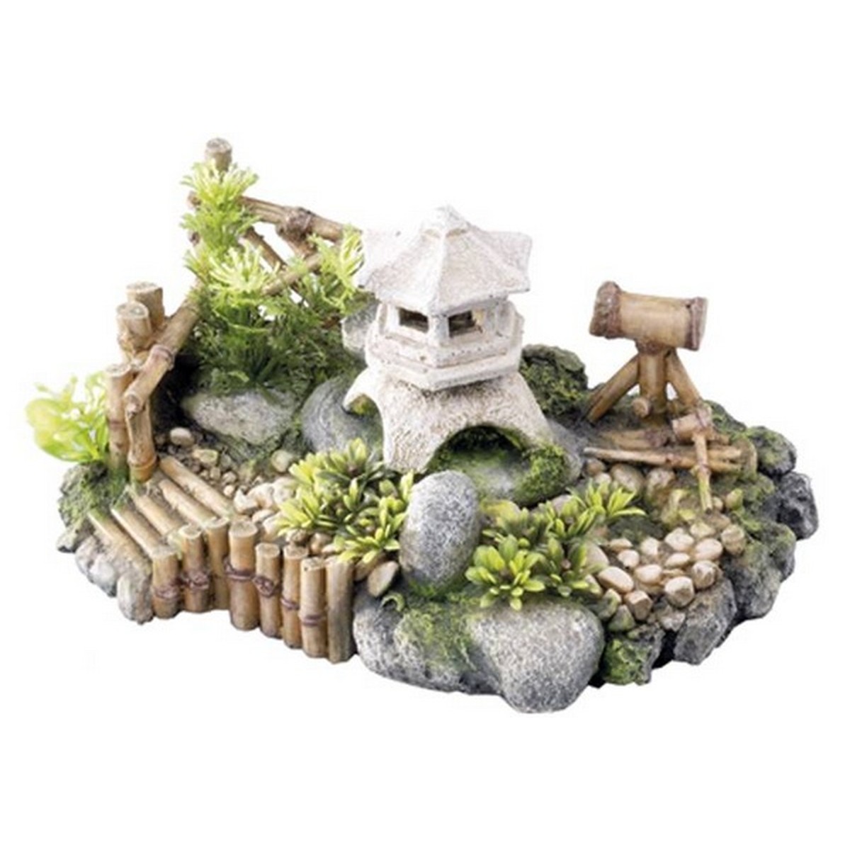   Décor China-Garden LG. 226x145x121mm  22.6 x 14.5 cm H 12.1 cm